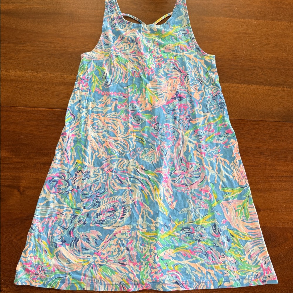 Lilly Pulitzer Multicolor Pastel Tropical Print Dress